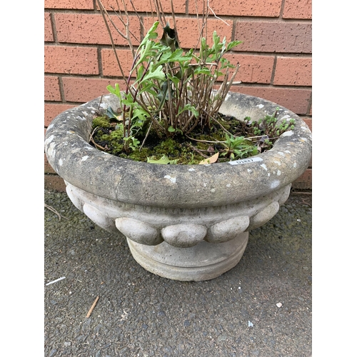 79 - COMPOSITE STONE GARDEN PLANTER
