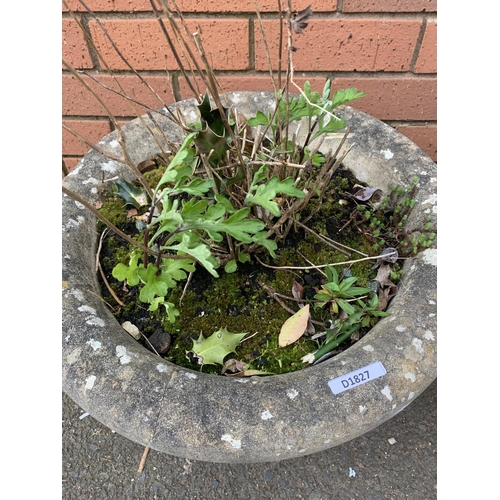 79 - COMPOSITE STONE GARDEN PLANTER