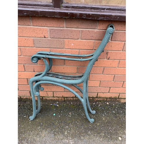 80 - PAIR OF CAST BENCH ENDS