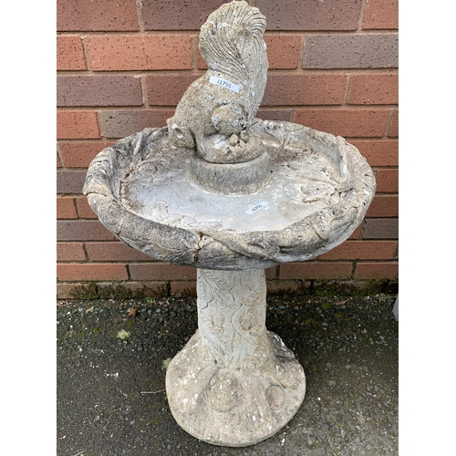 84A - COMPOSITE STONE BIRD BATH