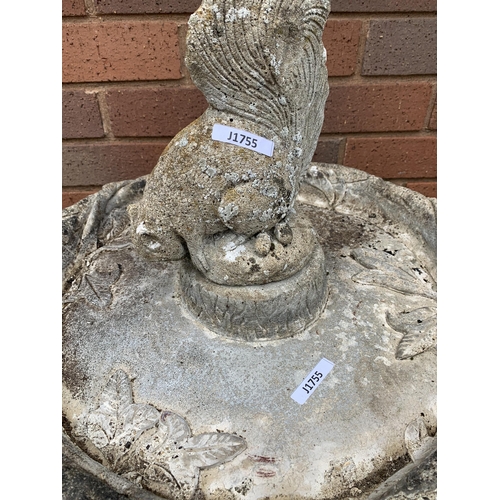 84A - COMPOSITE STONE BIRD BATH