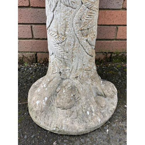 84A - COMPOSITE STONE BIRD BATH