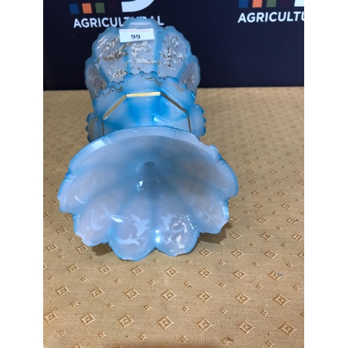 99 - DECORATIVE GLASS VASE AF