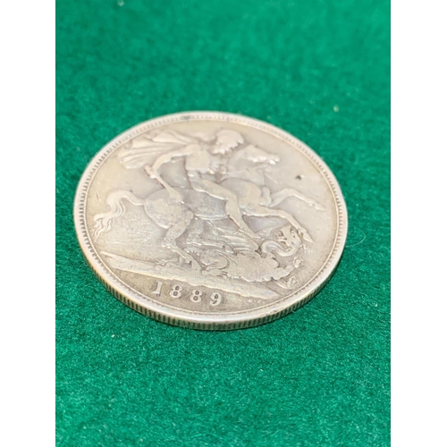 170 - 1889 SILVER CROWN