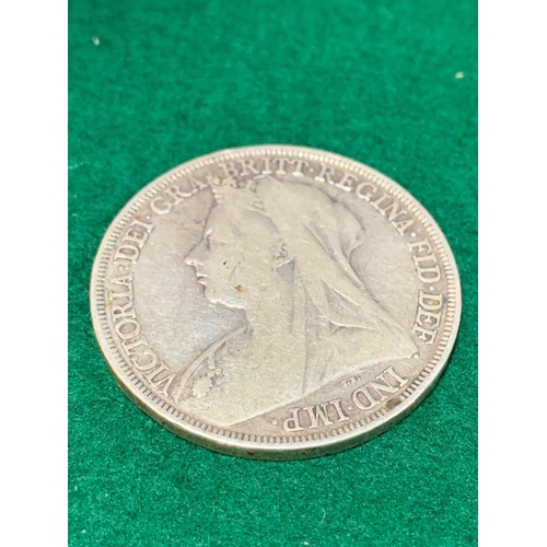 179 - 1896 SILVER CROWN