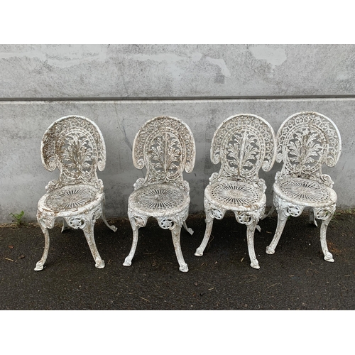 2 - 4 CAST GARDEN CHAIRS