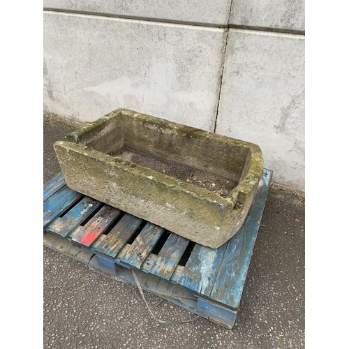 4 - 17TH CENTURY STONE TROUGH