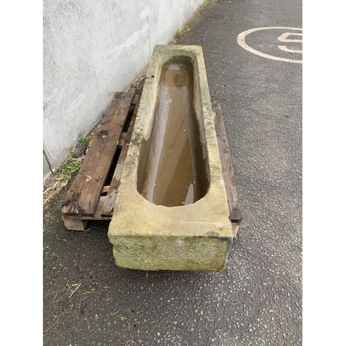 8 - 17TH CENTURY CARVED STONE TROUGH