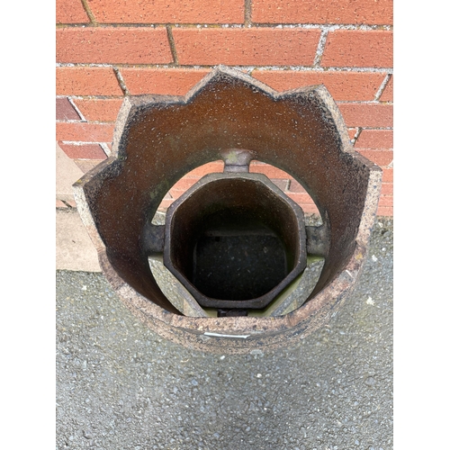 10 - TERRACOTTA GLAZED CHIMNEY