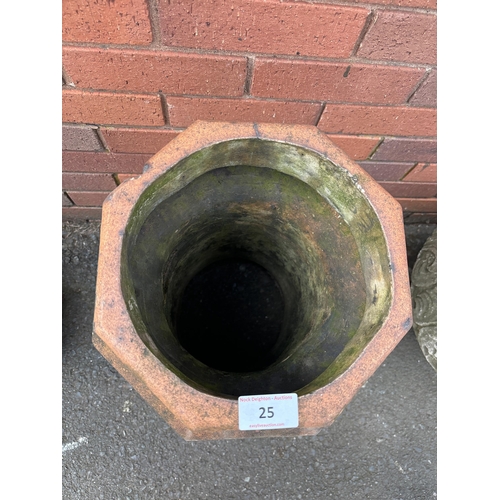 25 - TERRACOTTA CHIMNEY POT