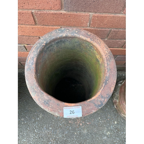 26 - TERRACOTTA CHIMNEY POT