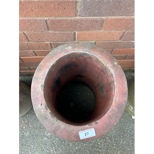 27 - TERRACOTTA CHIMNEY POT