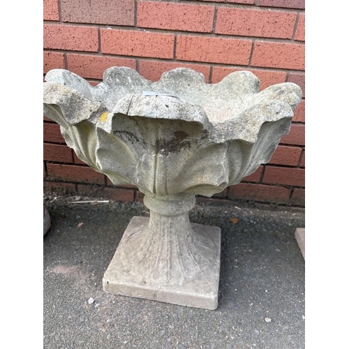 32 - COMPOSITE STONE GARDEN URN