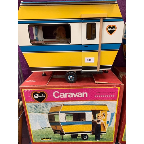 330 - SINDY DOLL & CARAVAN