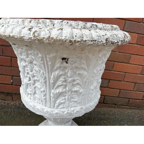 38 - LARGE COMPOSITE STONE URN