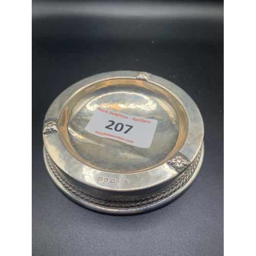 207 - SILVER ASHTRAY 80G