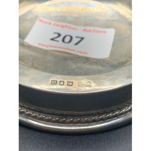 207 - SILVER ASHTRAY 80G