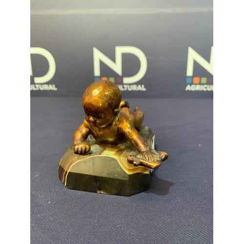 217 - BRONZE PAPERWEIGHT