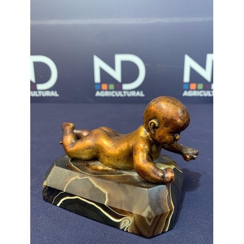 217 - BRONZE PAPERWEIGHT