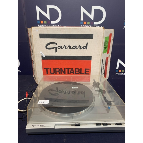 285I - GARRARD TURNABLE WITH BOX