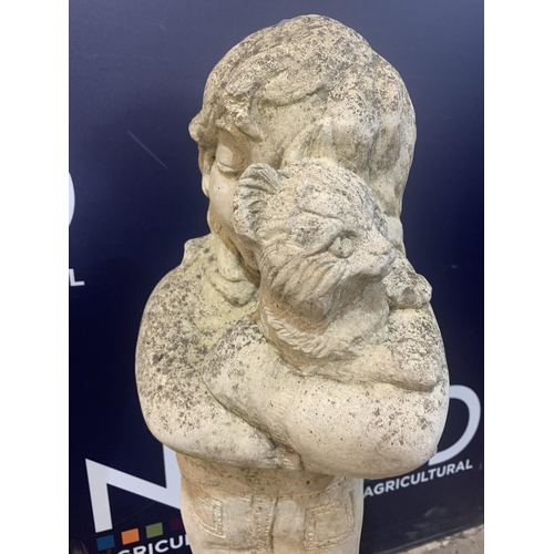 67 - CARVED STONE FIGURE