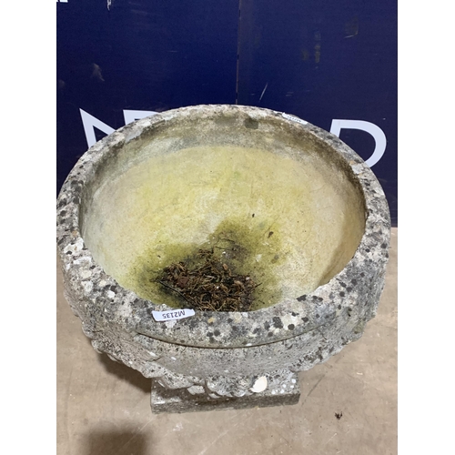 14 - COMPOSITE STONE URN
