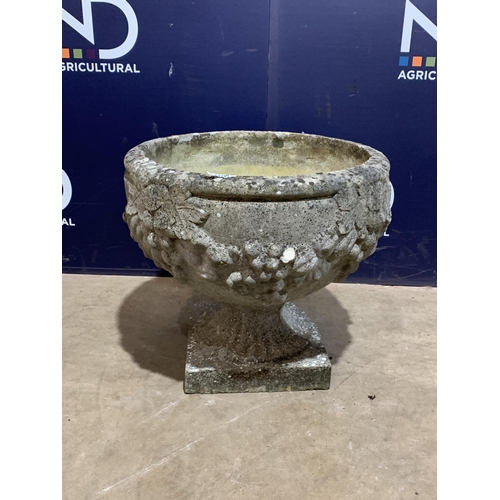 14 - COMPOSITE STONE URN