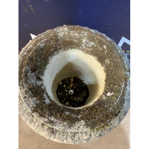 2 - COMPOSITE STONE URN