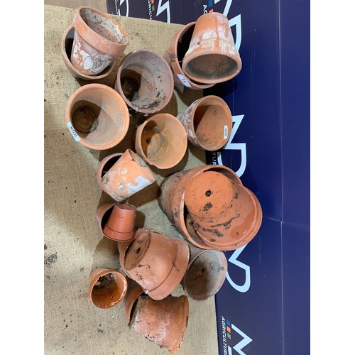 23 - QTY OF TERRACOTTA POTS