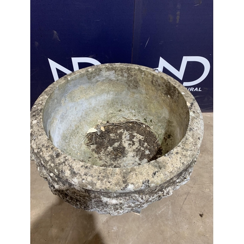3 - COMPOSITE STONE URN