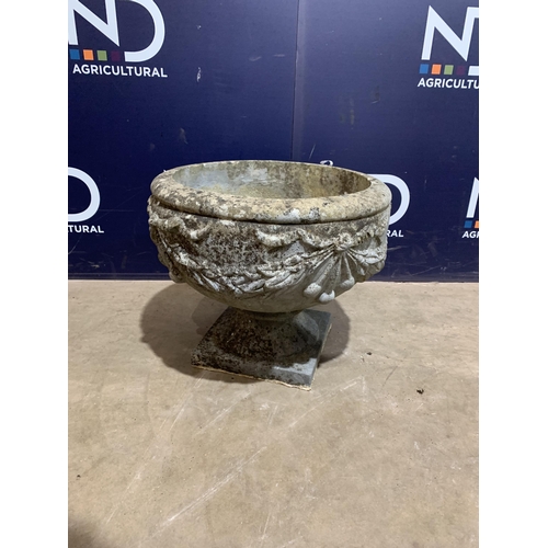 3 - COMPOSITE STONE URN