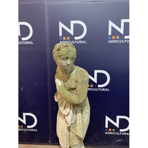 32 - STONE GARDEN LADY FIGURE