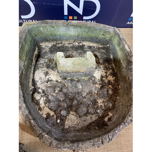 38 - COMPOSITE STONE GARDEN WATER FEATURE