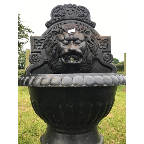 43 - CAST GARDEN WATER FOUNTAIN APPROX. 129CM