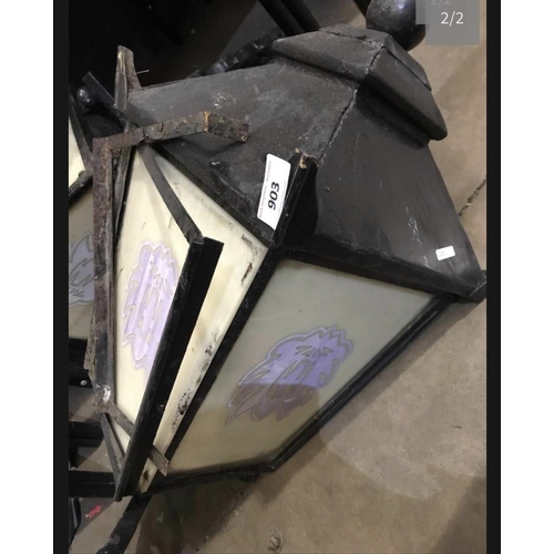 57 - PAIR OF PUB / STREET LIGHTS