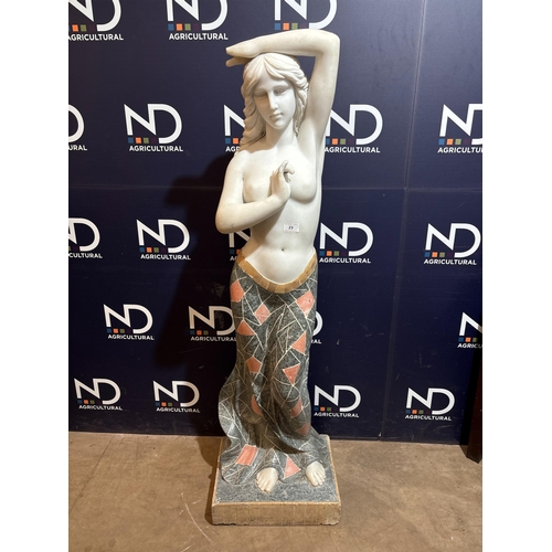 23 - LARGE MARBLE FIGURE