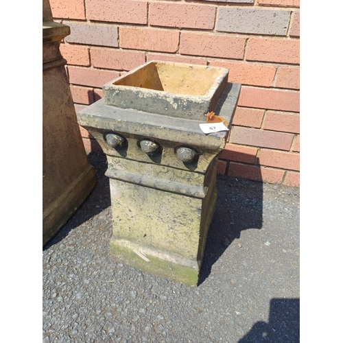 47 - TERRACOTTA CHIMNEY POT