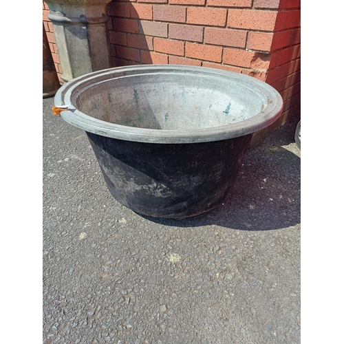 52 - LARGE COPPER COULDRON