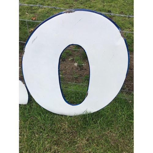 100S - ENAMEL LETTERS