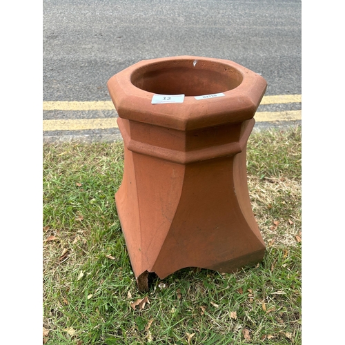 12 - TERRACOTTA CHIMNEY POT