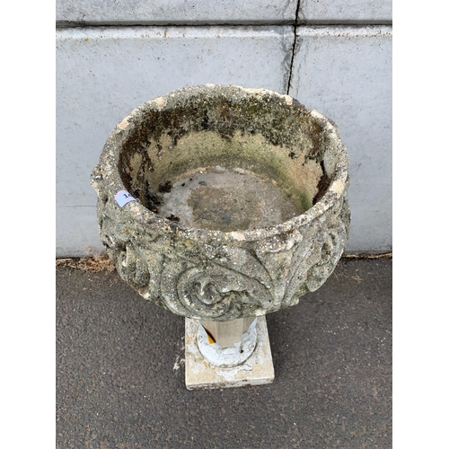 143 - COMPOSITE STONE PLANTER