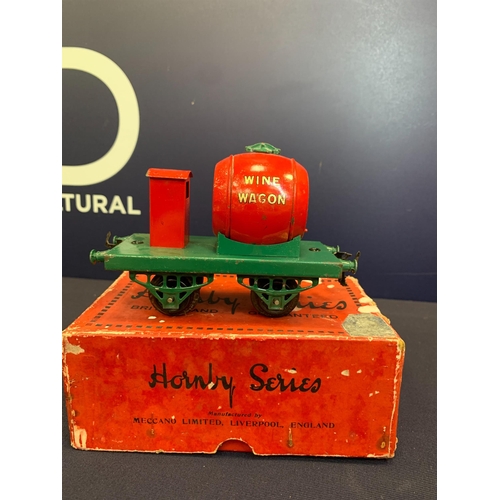 162 - HORNBY SNOWPLOUGH, WINE WAGON & COLAS