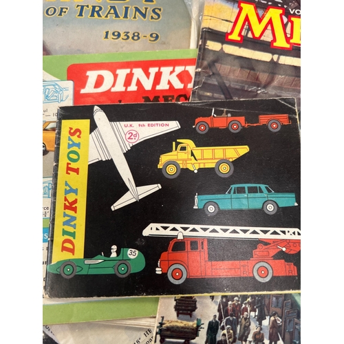 185 - VINTAGE DINKY CATALOGUES ETC