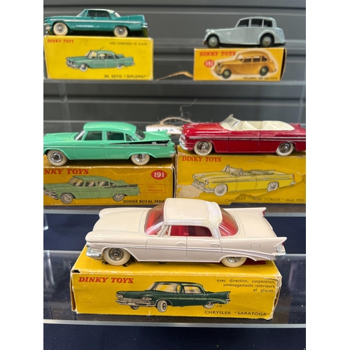 192 - BOXED ORIGINAL DINKY CAR TOYS