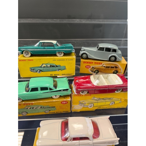 192 - BOXED ORIGINAL DINKY CAR TOYS