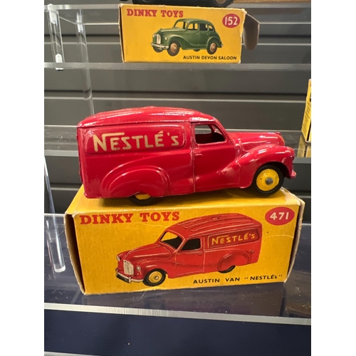 195 - BOXED ORIGINAL DINKY CAR TOYS