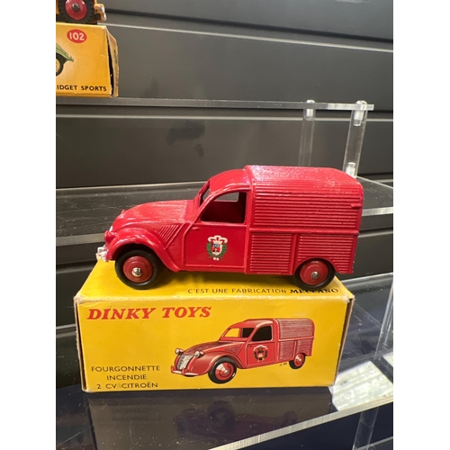 195 - BOXED ORIGINAL DINKY CAR TOYS