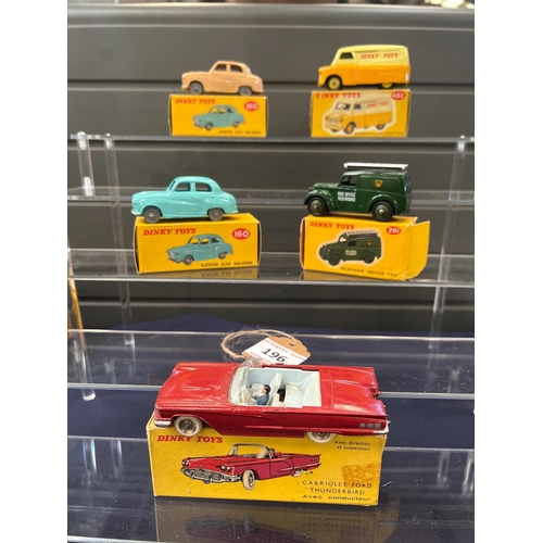 196 - BOXED ORIGINAL DINKY TOY CARS