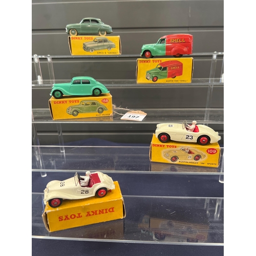 197 - BOXED ORIGINAL DINKY TOY CARS