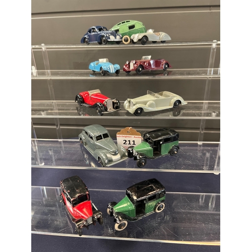 211 - VINTAGE MECCANO DINKY CARS ETC